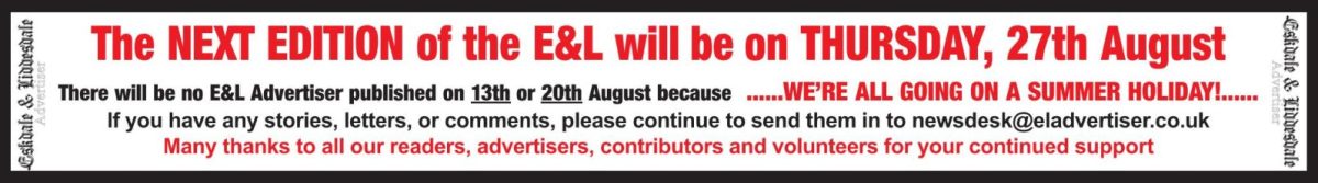 Holiday Advert August 2026